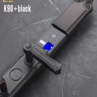 قفل اثر انگشتی دیجیتال امیران درب مدل K90+ Black