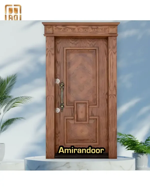 درب ضد سرقت روکش گردو