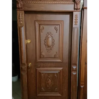 درب ساختمان برجسته لوکس رویه راش سلطنتی