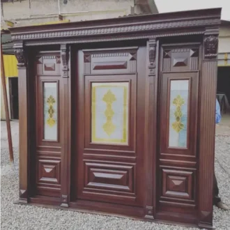 درب کلاسیک سلطنتی منبت چوبی فاخر